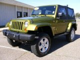 2007 Rescue Green Metallic Jeep Wrangler Sahara 4x4 #27325215