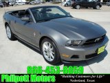 2010 Sterling Grey Metallic Ford Mustang V6 Premium Convertible #27324989