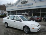 Cloud 9 White Ford Focus in 2000