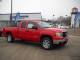 2010 Fire Red GMC Sierra 1500 SLE Extended Cab 4x4 #27449690