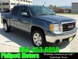 2008 Stealth Gray Metallic GMC Sierra 1500 SLE Crew Cab #27449222