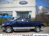 2010 Dark Blue Pearl Metallic Ford F150 XLT SuperCab 4x4 #27498928