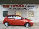 2008 Tango Red Hyundai Accent GS Coupe #27498942