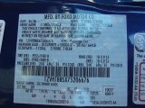 2007 Mustang Color Code for Vista Blue Metallic - Color Code: G9