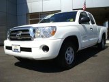 2009 Super White Toyota Tacoma Access Cab #27544101