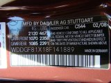 2008 C Color Code for Barolo Red Metallic - Color Code: 544