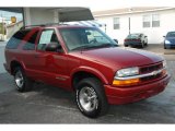 2002 Dark Cherry Red Metallic Chevrolet Blazer LS #27544641