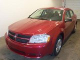 2010 Inferno Red Crystal Pearl Dodge Avenger SXT #27544074