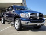 2008 Patriot Blue Pearl Dodge Ram 1500 Big Horn Edition Quad Cab 4x4 #27544743
