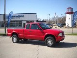 2000 Fire Red GMC Sonoma SLS Sport Extended Cab 4x4 #27544978