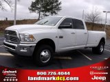 2010 Bright White Dodge Ram 3500 Big Horn Edition Crew Cab 4x4 Dually #27625374