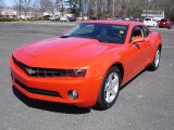 2010 Inferno Orange Metallic Chevrolet Camaro LT Coupe #27624986