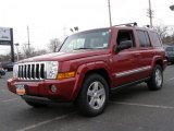 2006 Inferno Red Pearl Jeep Commander Limited 4x4 #27624998