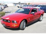 2008 Dark Candy Apple Red Ford Mustang V6 Premium Coupe #27625045