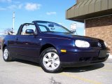 2002 Marlin Blue Pearl Volkswagen Cabrio GLX #27625111