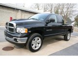 2005 Black Dodge Ram 1500 SLT Quad Cab 4x4 #27625673