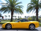 2004 Millenium Yellow Chevrolet Corvette Convertible #27625126