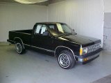 1992 Midnight Black Chevrolet S10 Regular Cab #27625882