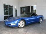 2003 Electron Blue Metallic Chevrolet Corvette Convertible #27625145