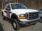 2001 Oxford White Ford F250 Super Duty XL SuperCab 4x4 #27625406