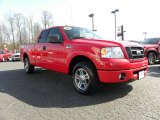 2008 Bright Red Ford F150 STX SuperCab #27684236