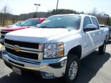 2009 Summit White Chevrolet Silverado 2500HD LTZ Crew Cab 4x4 #27726748