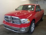 2010 Flame Red Dodge Ram 1500 Big Horn Quad Cab 4x4 #27659291