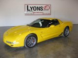 2003 Millenium Yellow Chevrolet Corvette Z06 #27770870