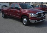 2006 Inferno Red Crystal Pearl Dodge Ram 3500 SLT Quad Cab Dually #27771401