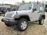 2010 Bright Silver Metallic Jeep Wrangler Sport 4x4 #27771291