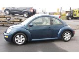 2002 Riviera Blue Pearl Volkswagen New Beetle GLS 1.8T Coupe #27771356