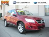 2009 Wild Cherry Metallic Volkswagen Tiguan SE #27804677