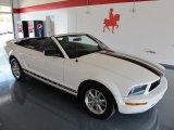 2008 Performance White Ford Mustang V6 Deluxe Convertible #27850276