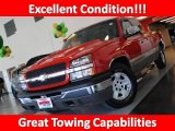 2003 Victory Red Chevrolet Silverado 1500 LS Extended Cab #27850541