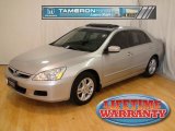 2007 Alabaster Silver Metallic Honda Accord EX-L Sedan #27851075