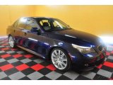 2008 Deep Sea Blue Metallic BMW 5 Series 550i Sedan #27920163