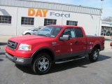 2005 Bright Red Ford F150 FX4 SuperCab 4x4 #27919725