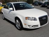 2007 Ibis White Audi A4 2.0T quattro Sedan #27920227