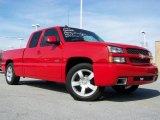 2003 Victory Red Chevrolet Silverado 1500 SS Extended Cab AWD #27919610
