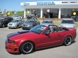 2008 Dark Candy Apple Red Ford Mustang GT Premium Convertible #27920112