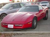 1985 Bright Red Chevrolet Corvette Coupe #2790209