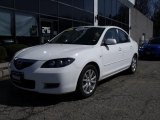 2008 Rally White Mazda MAZDA3 i Touring Sedan #27920358