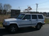 2001 Stone White Jeep Cherokee Sport 4x4 #27993443