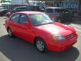 2005 Retro Red Hyundai Accent GLS Sedan #27993295