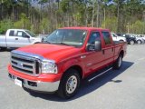 Red Clearcoat Ford F250 Super Duty in 2006