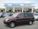 2008 Dark Cherry Pearl Honda Pilot EX-L #27993484