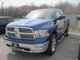 2010 Deep Water Blue Pearl Dodge Ram 1500 Big Horn Quad Cab 4x4 #27993634