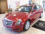 2010 Crystal Red Tintcoat Cadillac CTS 4 3.0 AWD Sport Wagon #27993662