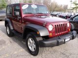 2007 Red Rock Crystal Pearl Jeep Wrangler X 4x4 #28059758