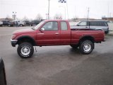 1996 Sunfire Red Pearl Toyota Tacoma SR5 Extended Cab 4x4 #28064753
